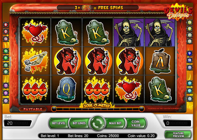 devils delights slot screenshot