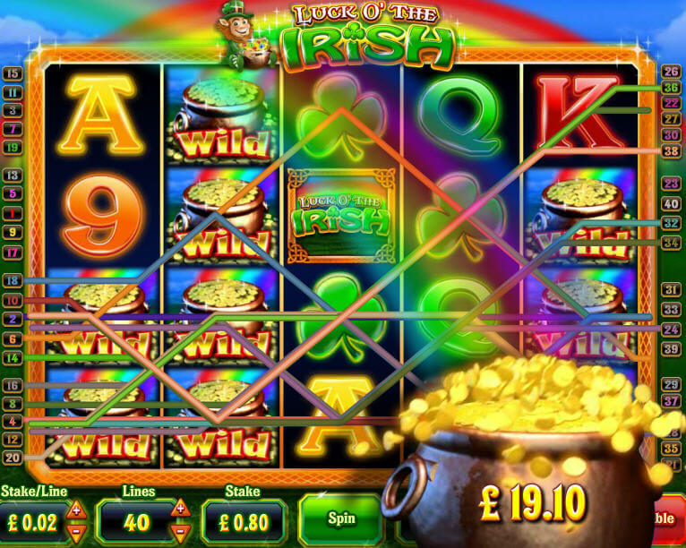 luck o the irish slot machine