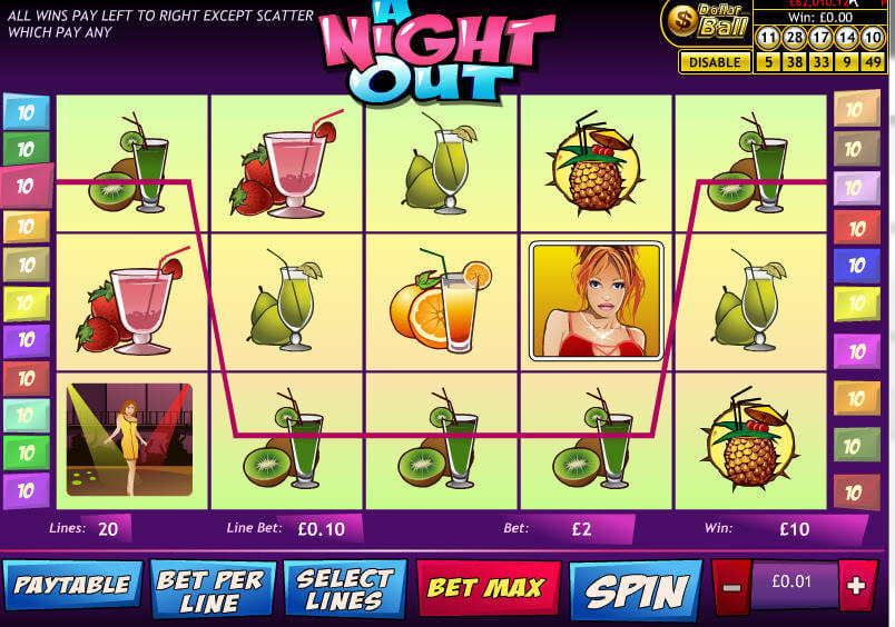 A Night Out Slot Machine