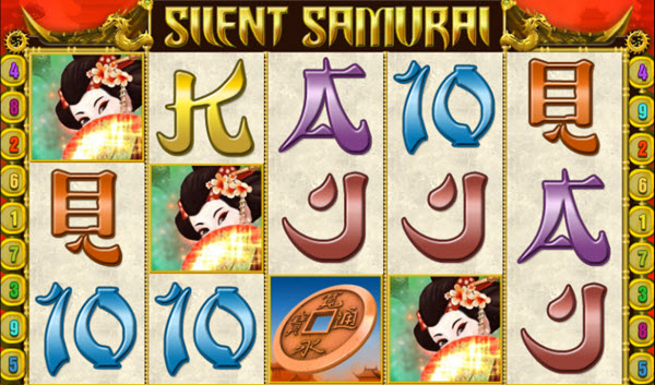 scatter symbol of silent samurai slot game