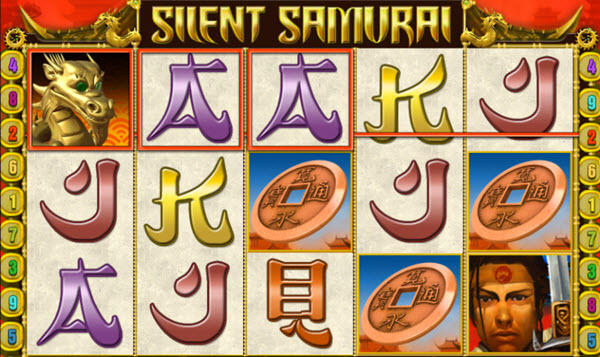 wild symbol of silent samurai slot game