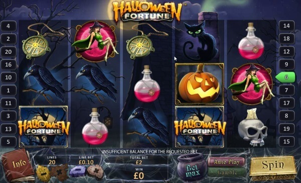 halloween fortune slot 