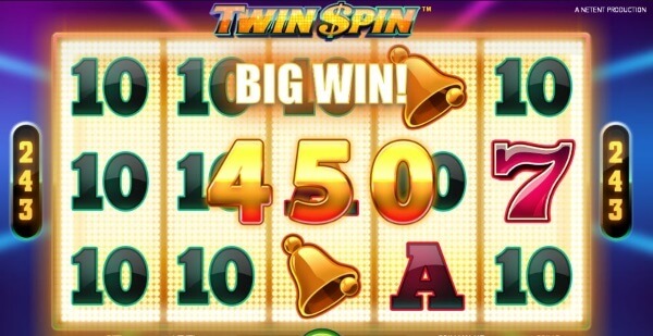 twin spin slot game big win