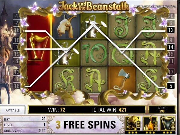 Jack and the Beanstalk Slot Game 