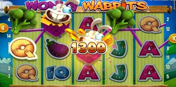 wonky wabbits slot game