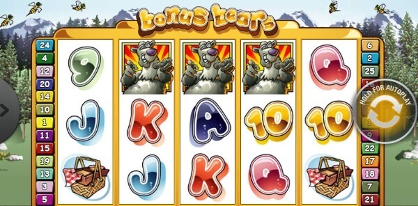 Bonus Bears slot game bonus round