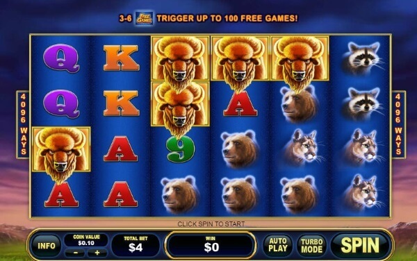 Buffalo Blitz slot game online