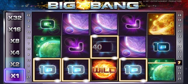 wild symbol of big bang slot game