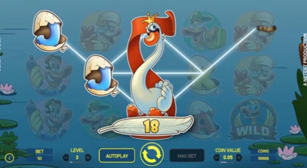 wild symbol of scruffy duck slot game