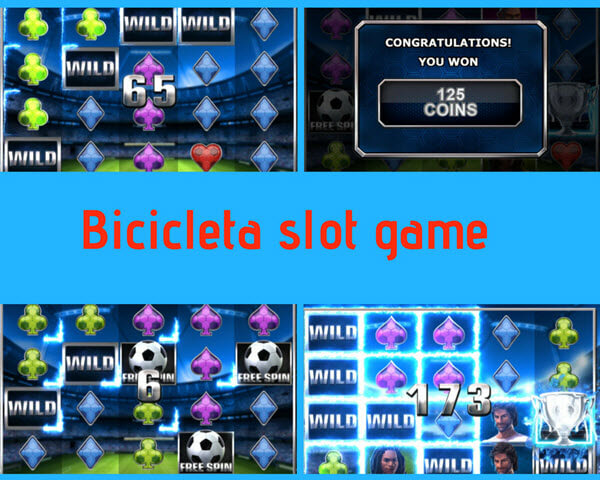 features of bicicleta slot games Scatter Free Spins Trophy Free Spins Wild Reels Feature