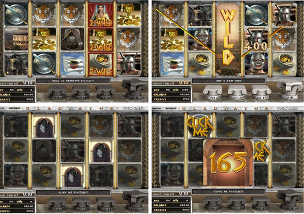 Features of Gladiator slot