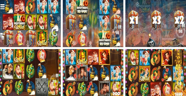 Features of Taco Brothers Saving Christmas slot game