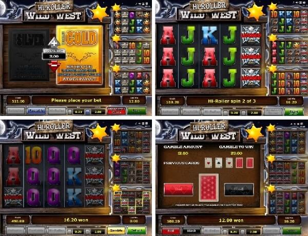 features of wild west slot game