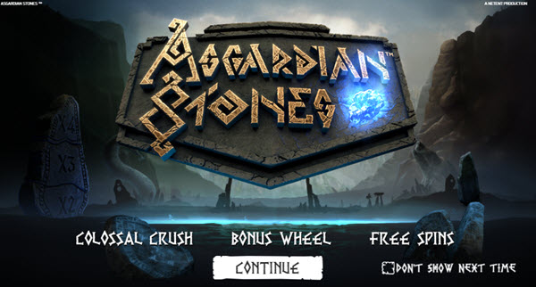 Asgardian Stones slot game