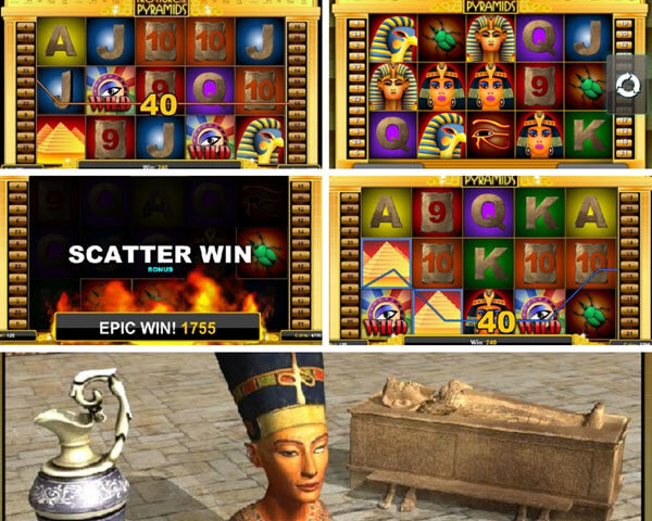 Treasure of The Pyramids slot game comes with only one bonus feature.