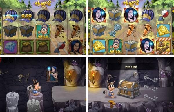 features of Hugo 2 slot game