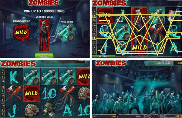 Features of Zombies Slot game